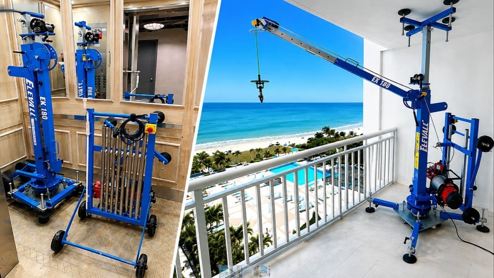 Portable Folding Material Crane