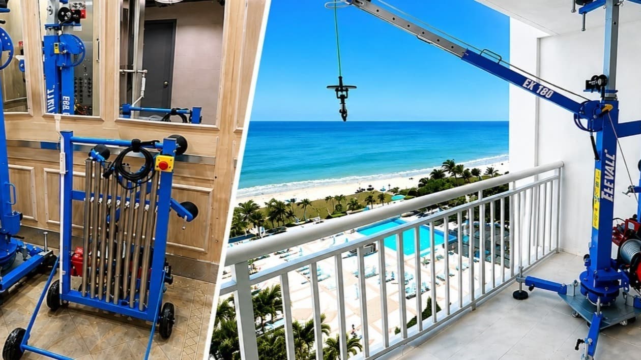 Portable Folding Material Crane