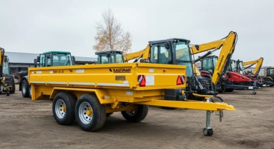 Tilt Deck Equipment Trailer