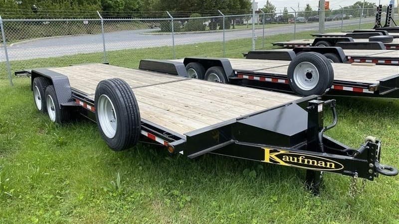 Tilt Deck Equipment Trailer